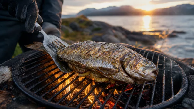 Grille Fisch mit Haut knusprig ohne Ankleben: 6 klare Schritte