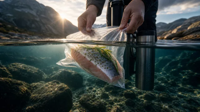 Gare Fisch sous‑vide sicher und saftig: präzise Temperaturen und Zeiten