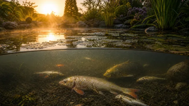 Warum dein Gartenteich im Morgengrauen kippt und nicht in der Mittagshitze