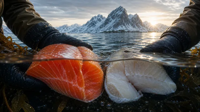 Glasiger Lachs kann gut sein – bei Kabeljau ist dieselbe Mitte meist noch roh