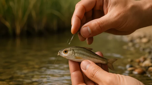 Jungfische schonend behandeln beim Angeln