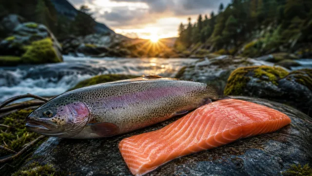 Rohe Forelle wirkt frisch wie Lachs – warum Süßwasserfisch auf dem Teller ein anderes Risiko trägt