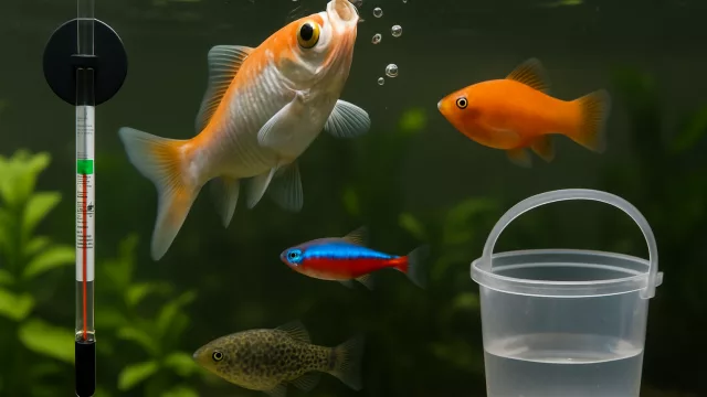 Stress bei Aquarienfischen erkennen: Symptome, Ursachen und Sofortmaßnahmen