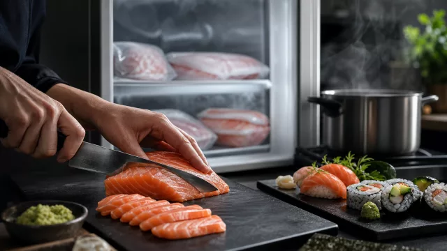 Sushi zuhause: So verhinderst du Anisakis mit Einfrieren und Garzeiten