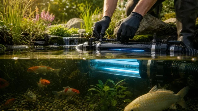 Stell deine UV‑C im Gartenteich richtig ein: 5 präzise Hebel