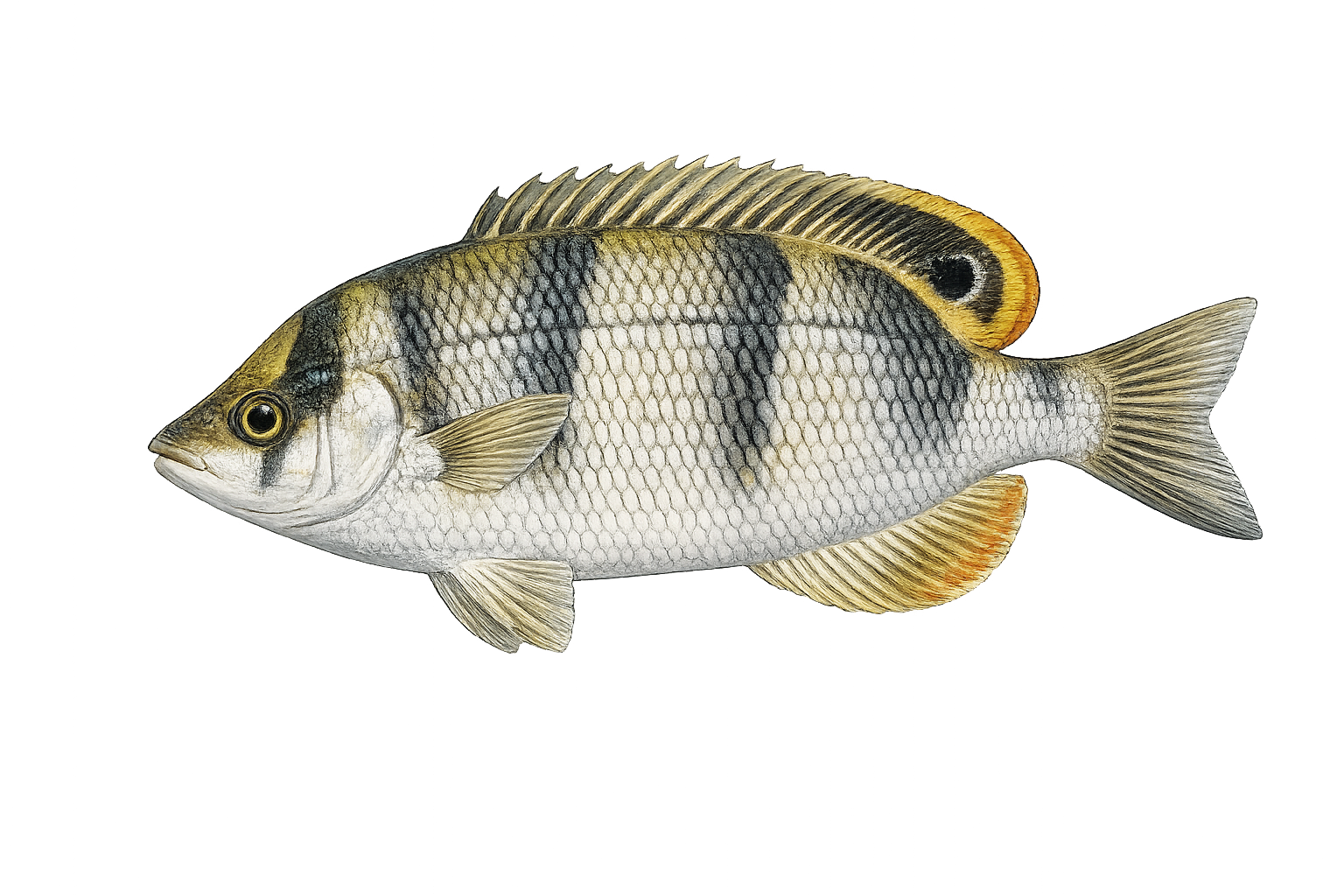 Gestreifter Falterfisch - Galerie 2