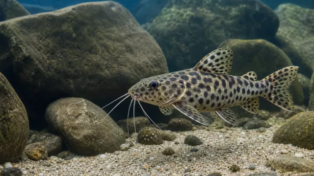 Tanganjikasee-Leopardkuckuckswels